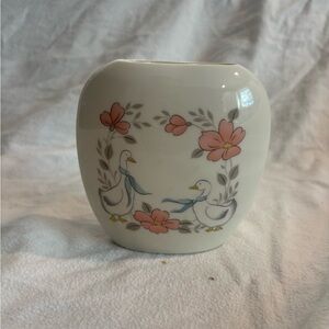 Floral Cottage Core Ceramic Vase